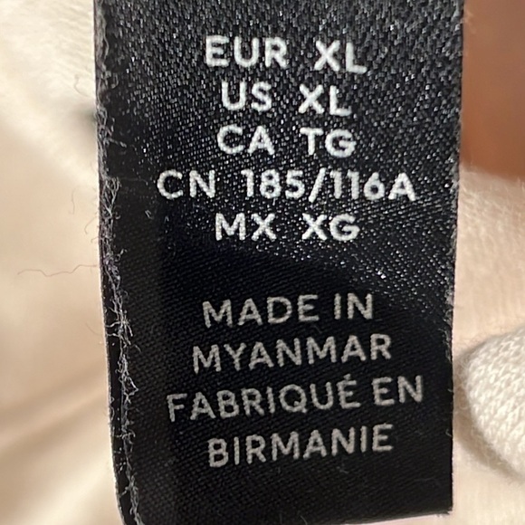 H&M Men’s Hoodie XL Cream - Picture 9 of 12